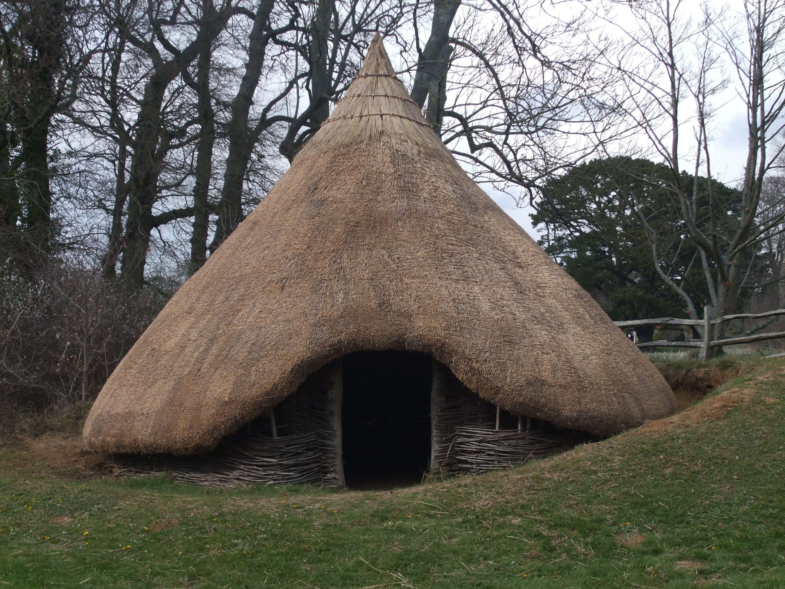 Iron Age roundhouse Michelham Priory