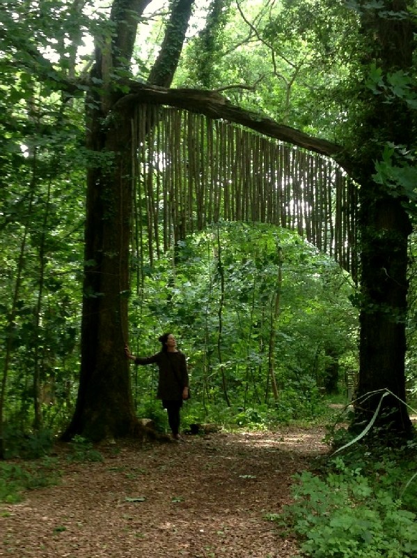 sculpture, wakehurst woods