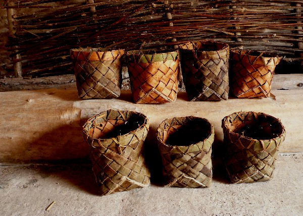 woven bark woven bark baskets