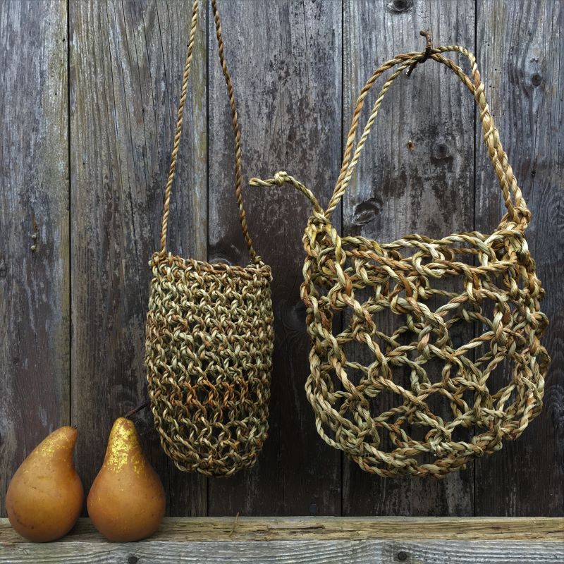 natural cordage netted bag